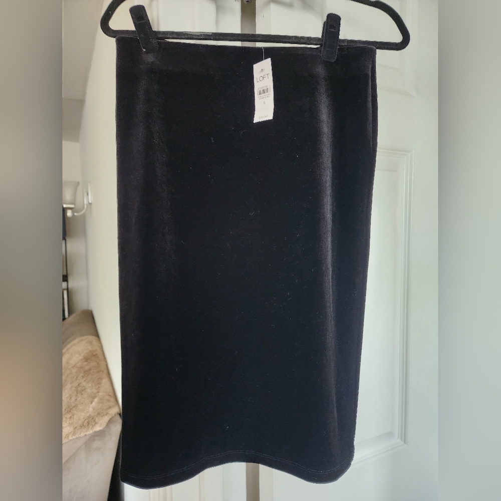 Ann Taylor Velvet Pencil Skirt NWT
